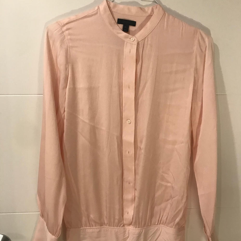 J Crew Ashton Stretch Silk Bodysuit